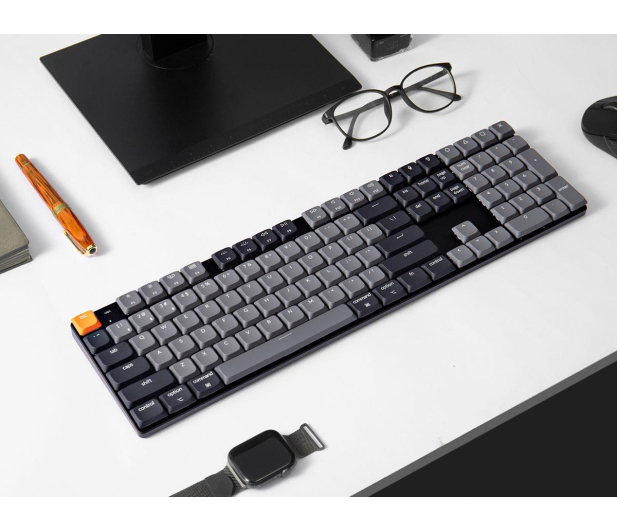 Keychron K5X H4 UltraSlim LowProfile Mac Win HotSwap RGB FullSize ISO - 1370589 - zdjęcie 8